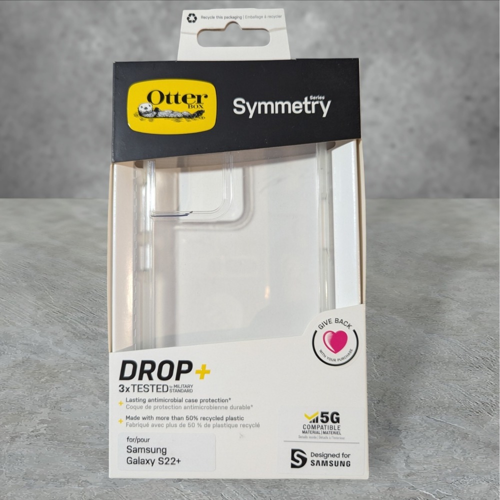 OtterBox Symmetry Case for Samsung Galaxy S22+ (Plus) Clear See Description W9‎